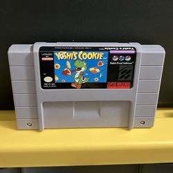 Yoshi’s Cookie Yoshi for Super Nintendo Entertainment System video game console cartridge SNES Yoshis 