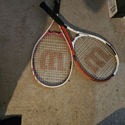 Wilson Tennis Rackets – Good Condition