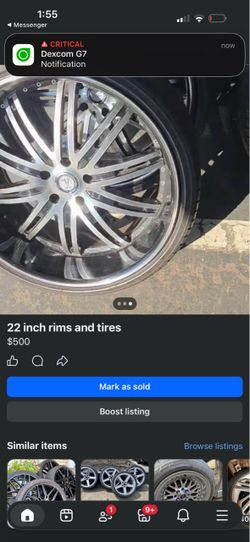 22 inch tire and rims