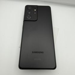 Samsung Galaxy S21 Ultra, Black color, 128 gigabytes, Unlocked for all carriers, Excellent condition. 