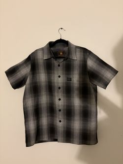 Grey And Black Fb County Button Up Flannel 