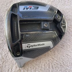 Taylor Made Left Handled M3 Driver Head Only 