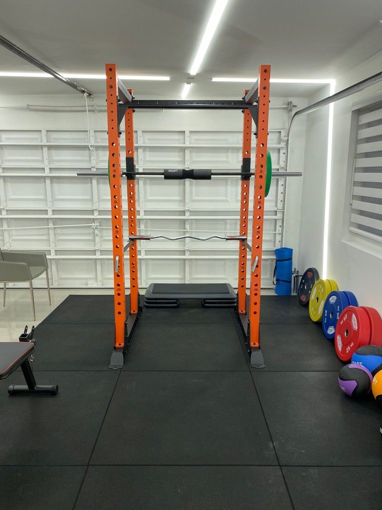 Power Rack / Suat Rack / Home Gym + Free Barbell