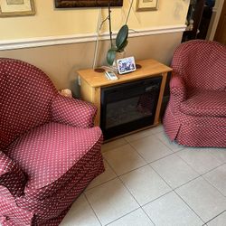 Two Swivel Chairs