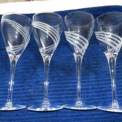 Princess house martini wine glass cups 