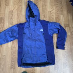 The North Face Womens Small Blue/Light Blue Winter jacket