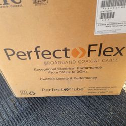 PerfectFlex Satellite PPC RG6 6-Series Broadband Coaxial Cable – 500 ft New Boxed