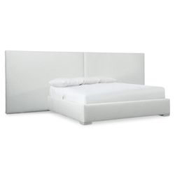 Solaria Weathered Bone King Panel Bed
