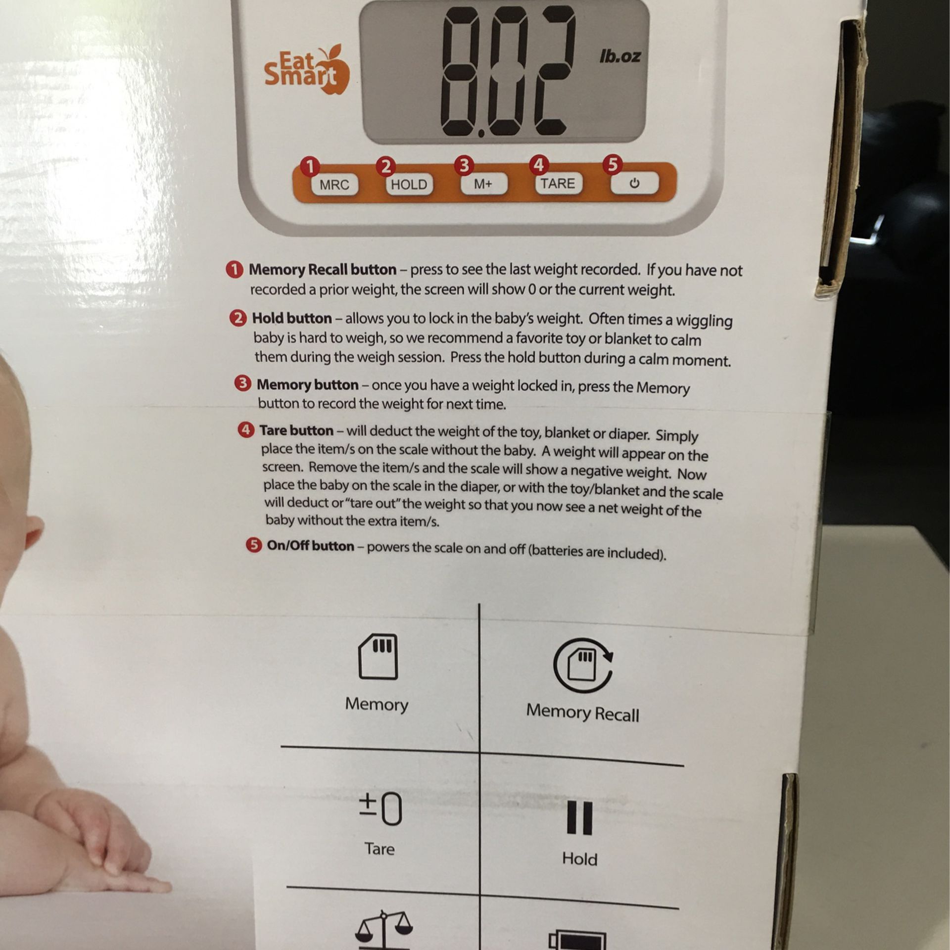 Eat Smart Digital Baby Scale for Sale in Phoenix, AZ - OfferUp
