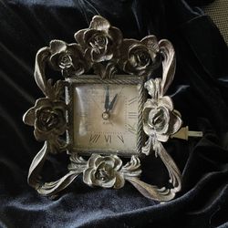 Antique Cast Iron Clock