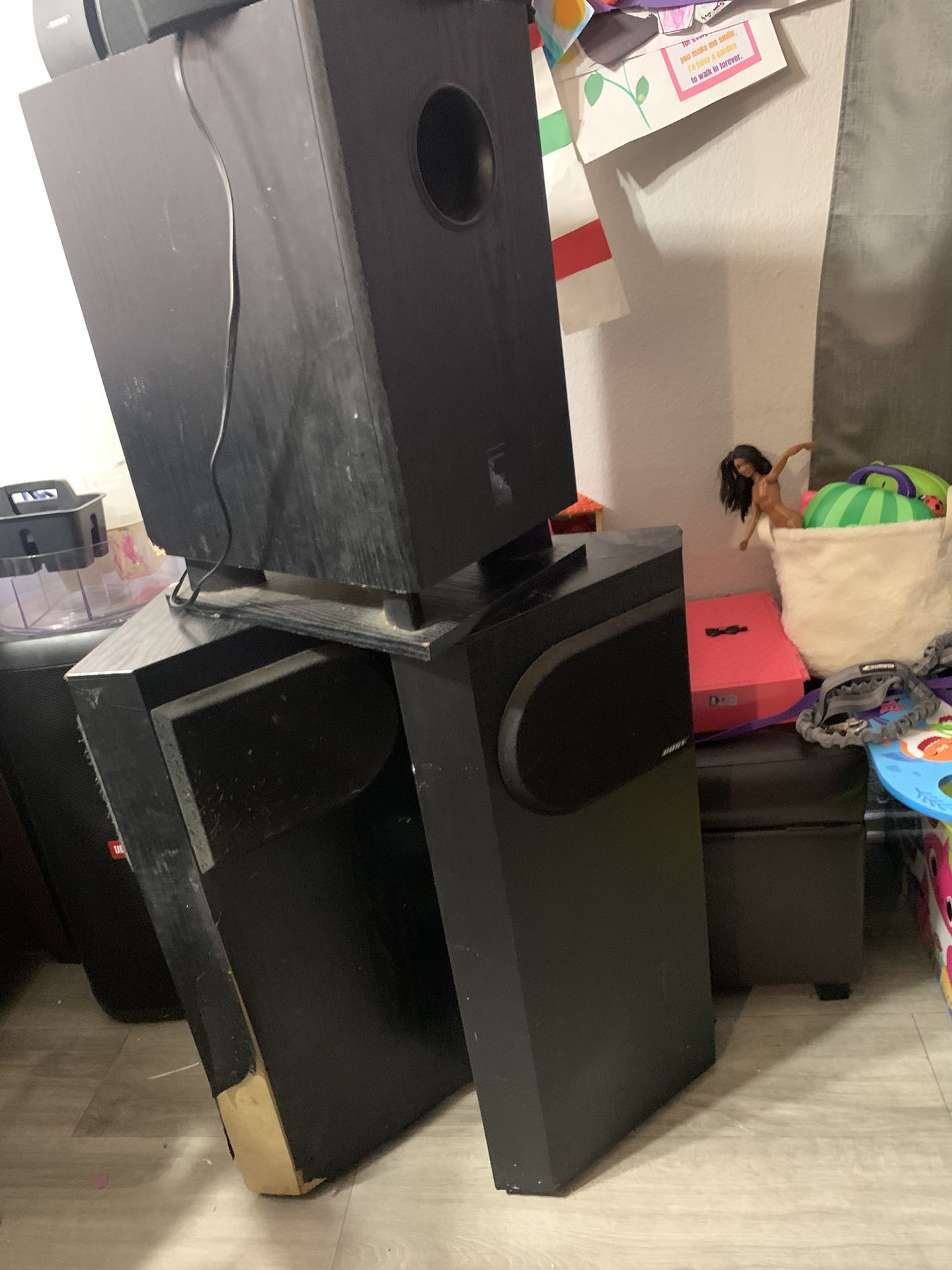 Bose Sound system With ONKYO sub