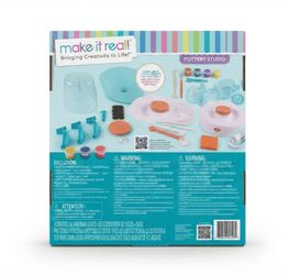 Make It Real Mini Pottery Studio kitMake It Real Mini Pottery Studio - Kids DIY Craft Kit - New