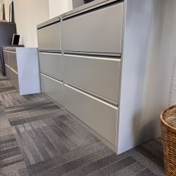 New - Metal 3 Drawer Lateral File Cabinet 
