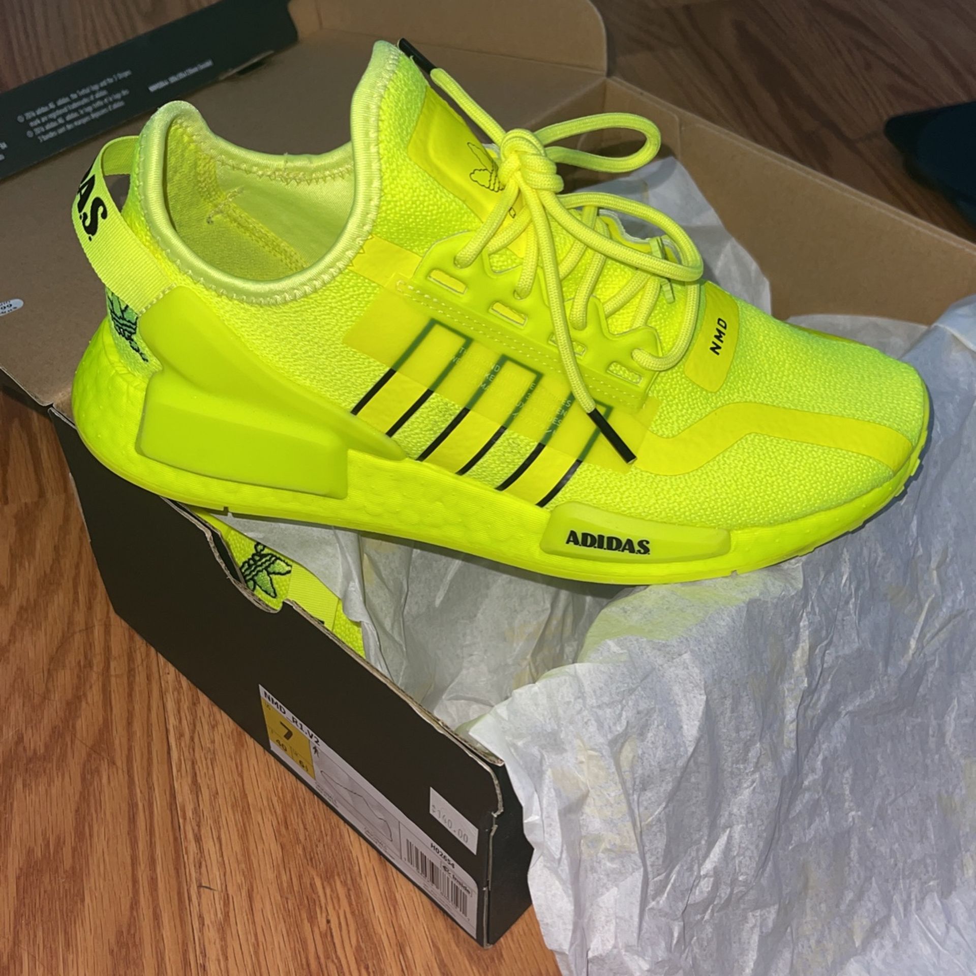 Neon Green Nmds Adidas