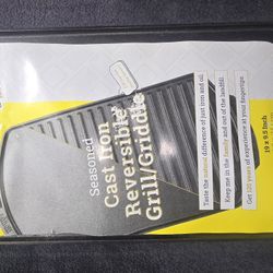 Lodge Seasoned Cast Iron Reversible Grill/Griddle