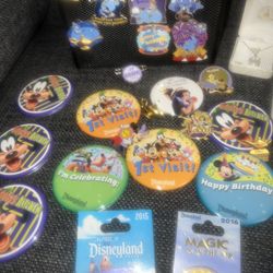Vintage Disney Pins And Buttons 1-5 1-500 1-1000
