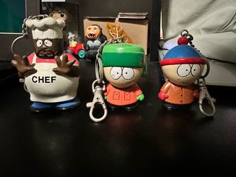 Vintage 1998 South Park Keychain Lot