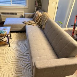 Convertible Sofa Bed, Modern Folding Loveseat Sleeper Sofa