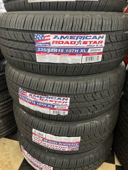 📲✔️235/65/16 Vendo set de Llantas Nuevas América