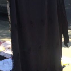 Size 5 Long Black Lace Dress