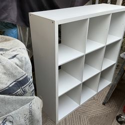 9 - Cube Book Shelf/Display/Organizer Unit 44” x 44” $25.00