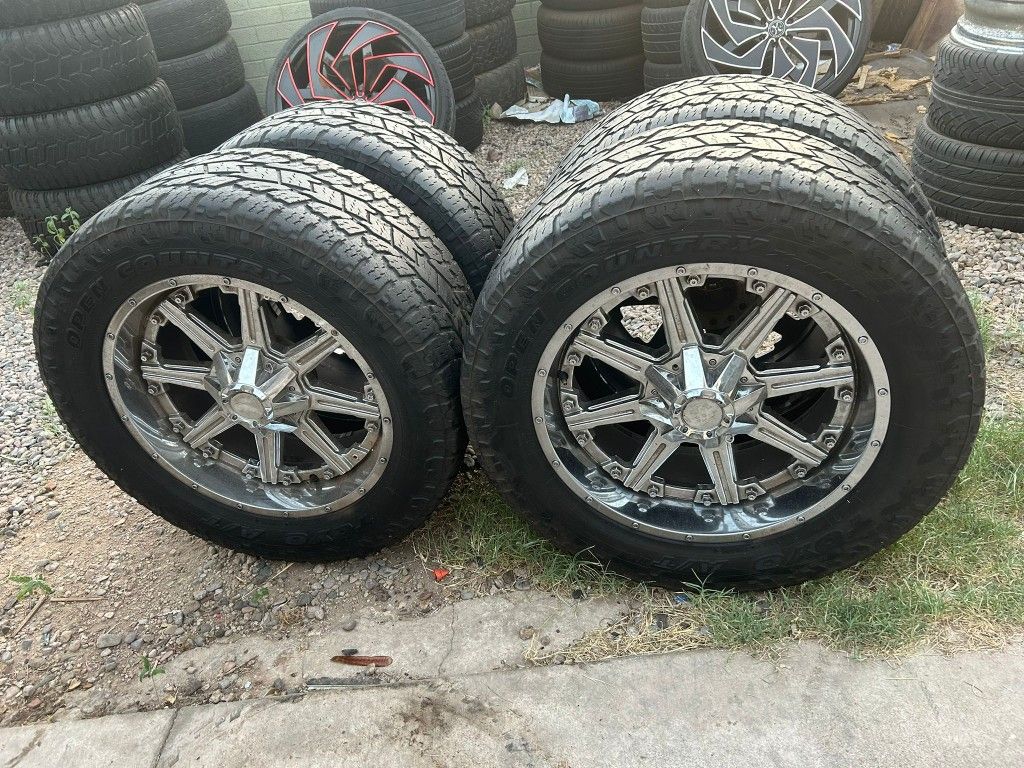 RIMS 33X12.50R20...6 LUGS UNIVERSAL FIT FORD EXPEDITION FORD LINCON NAVEGATOR FORD F.150