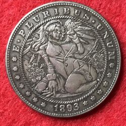 Cute Alien Girl Coin. First $20 Offer Automatically Accepted. Shipped Same Day