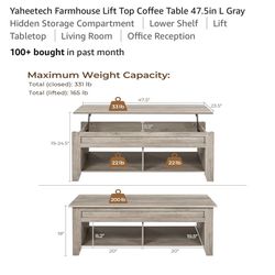 Coffee table with storage!