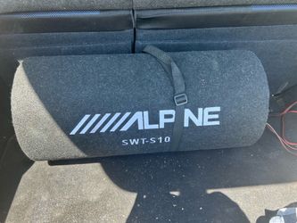 Alpine 10 inch bazooka sub