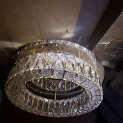 LED CRYSTAL CEILING LAMP 120V 