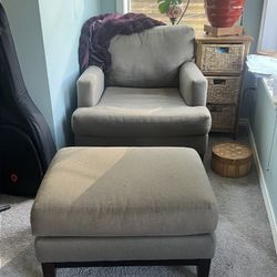 Super Comfortable Sofa Chair And Ottoman