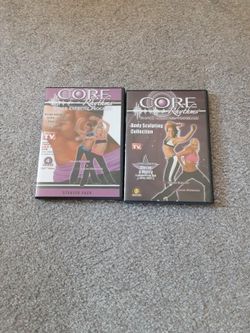 Core Rhythems Dance Exercise Programs. Starter Pack 4 DVD Pack. Body Sculpting Collection 3 DVD Set.