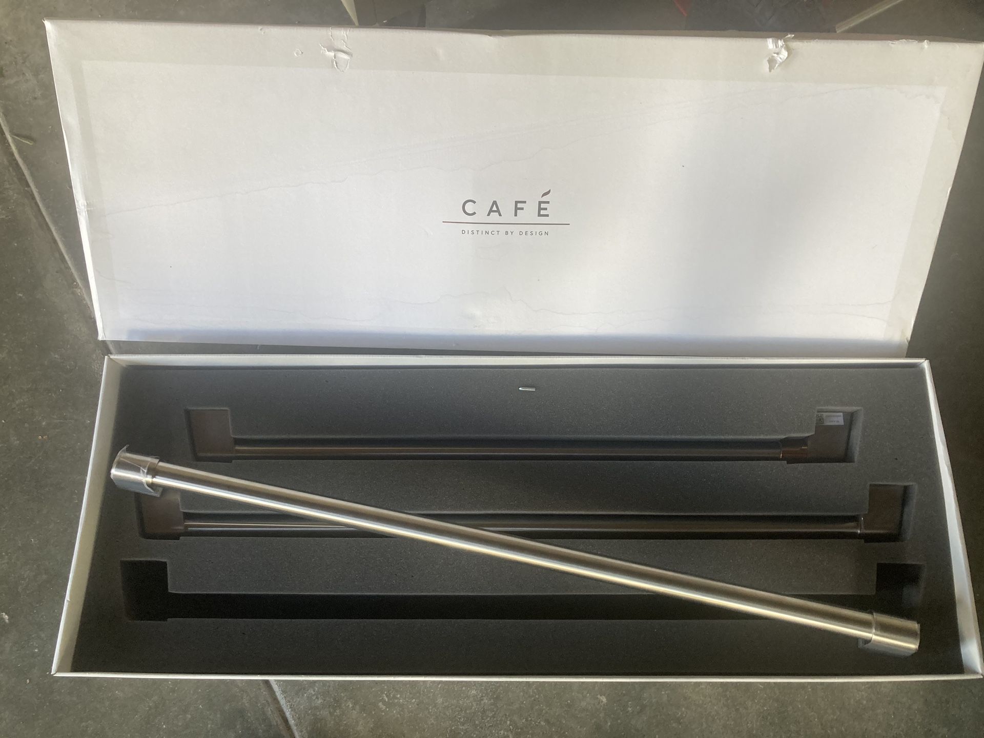 GE Cafe Refrigerator Stainless Handles