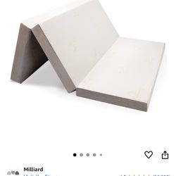 Queen trifold mattress 