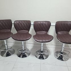 Set De 4 Bar Stools 