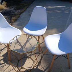 Chairs And Side Table