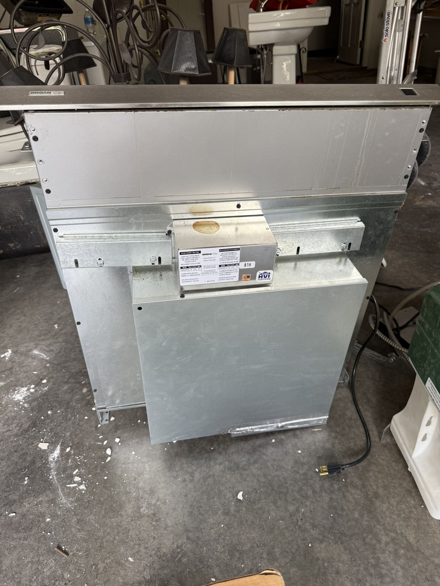 Braun Nutone Downdraft Exhaust Fan