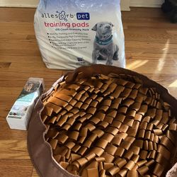 Pet Bundle - Snuffle Mat; Training Pads and No Chew Spray