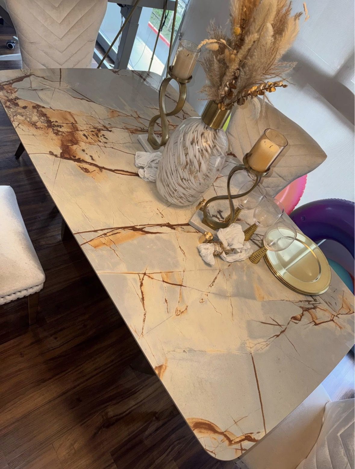 Marble Dining Room Table 