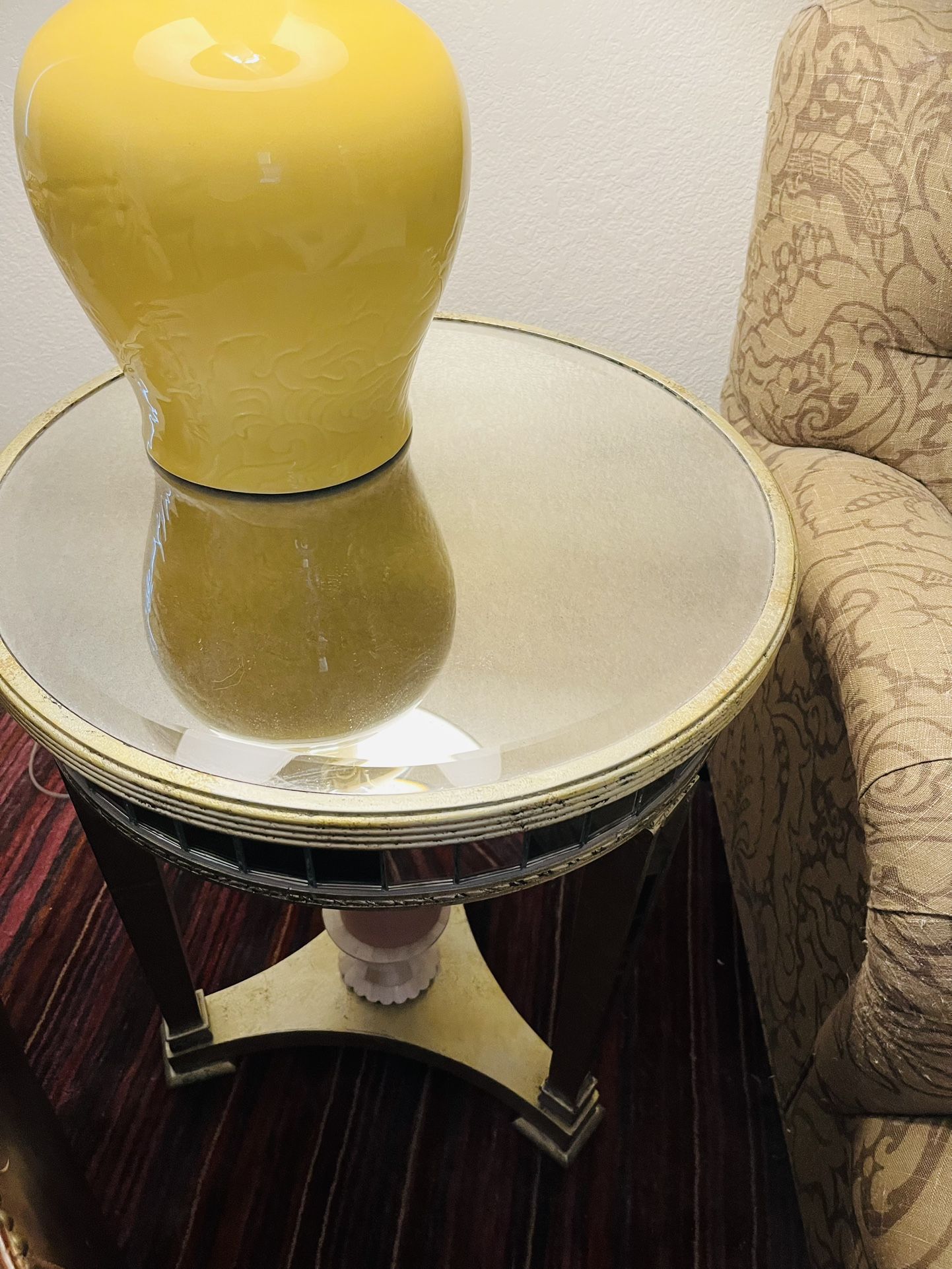 Mirrored Table End Table From z gallerie