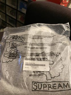 Supreme Gonz Heads Tee Grey Size M