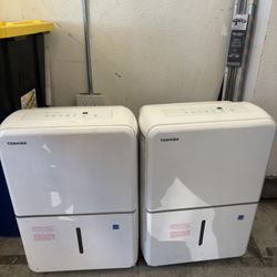Toshiba Dehumidifiers AND Table