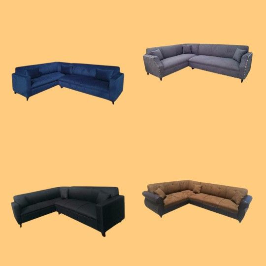 Brand NEW SECTIONAL COUCHES Safa CHAISE Lounge Loveseat