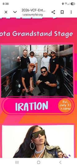 IRRATION Concert Ventura Fair 7/31