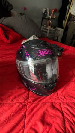 SHOEI women’s helmet with Bluetooth speaker size small