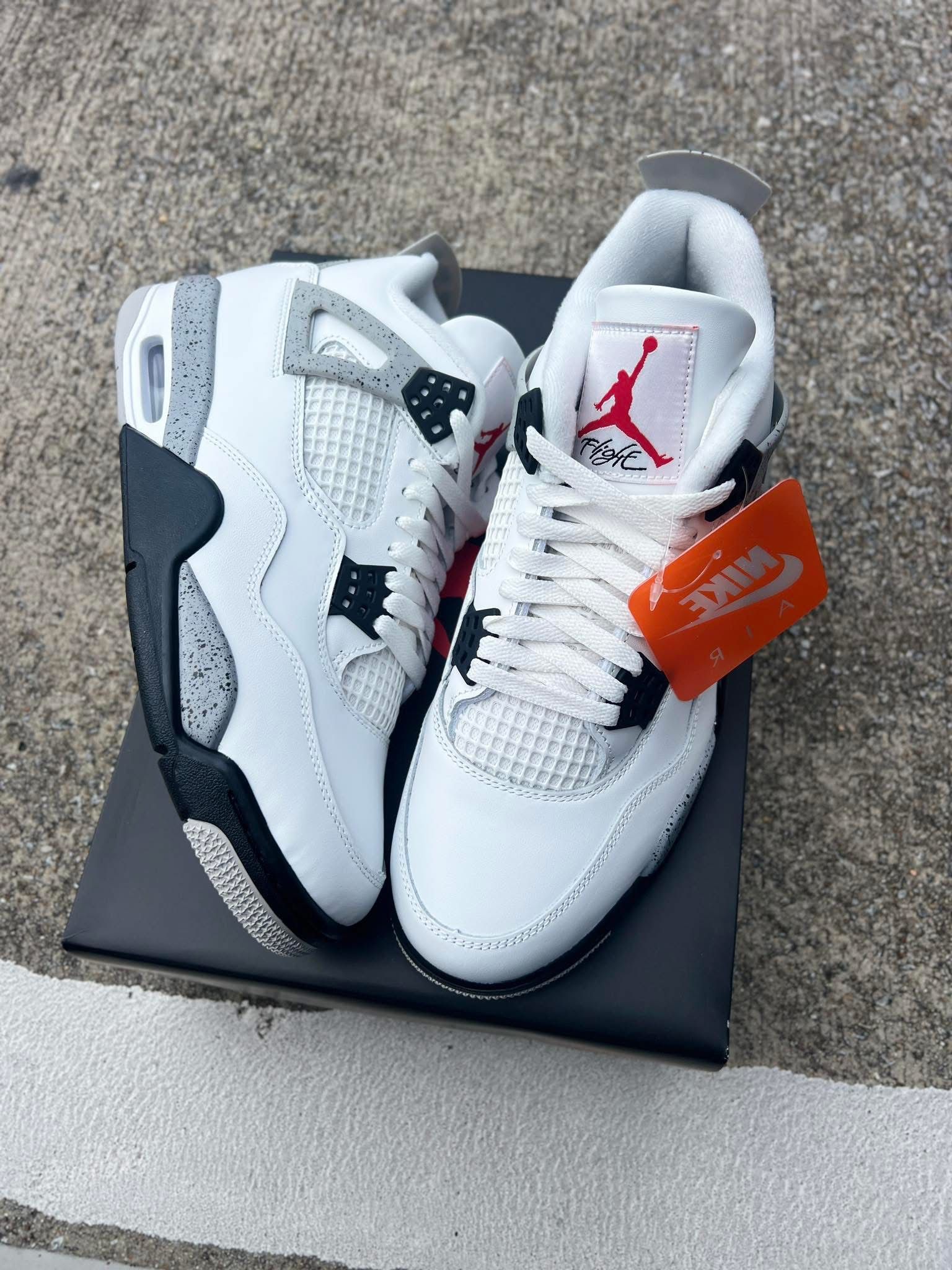 Jordan 4 White Cement
