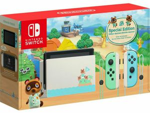 Photo Nintendo Switch Animal Crossing: New Horizons Special Edition Console with receipt