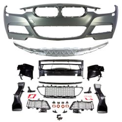 F30 MSPORT FRONT BUMPER FULL ACCESSORIES