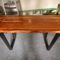 Solid Wood Live Edge Table