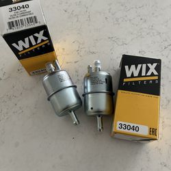 Three Wix Fuel Filter 33040